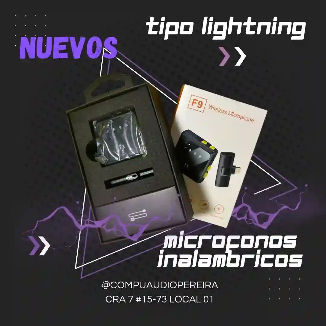 Micrófonos Inalámbricos Tipo Lightning